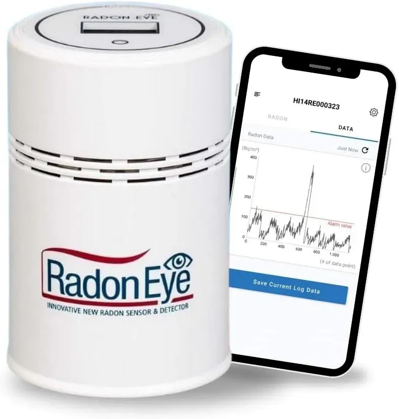 RD200 Ecosense, Instructions + Conseils de Mesure Radon + HandyAPP + Certificat, Kit RadonEye, Radon Eye