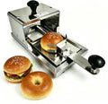 Acier inoxydable, Trancheuse manuelle pour chignon hamburger, Trancheuse à bagel commerciale, Épaisseur réglable