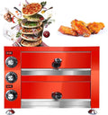 Four électrique à pizza, 12 pouces, gril, professionnel, acier inoxydable, 220