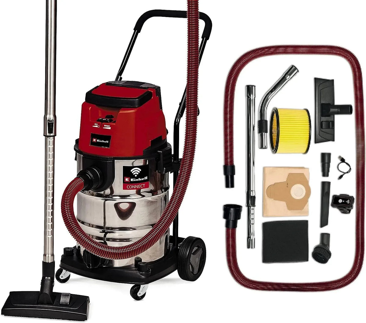 Einhell VC 36 Aspirateur, 30 L, 36 V, 150 mbar, PXC
