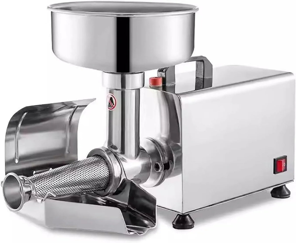 machine à confiture, machine à sauce, presse, professionnel, acier inoxydable, pour la mise en conserve de purées de tomates et sauces