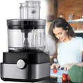 trancheuse à légumes, Viande hachée/coupé en dés/râpé/tranché Multifonction 4 en 1 Coupe-Aliments, Hachoir à Fruits et légumes électrique 600 W