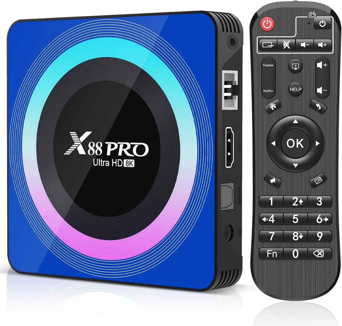 Smart TV 4GB RK3528, téléviseur, Wi-Fi, Android OS, Quad-Core 64bit Cortex-A53 Support 2, 0 HD 8K 10, 100M Ethernet HD 2, 0GHz WiFi6 BT5, Android 13