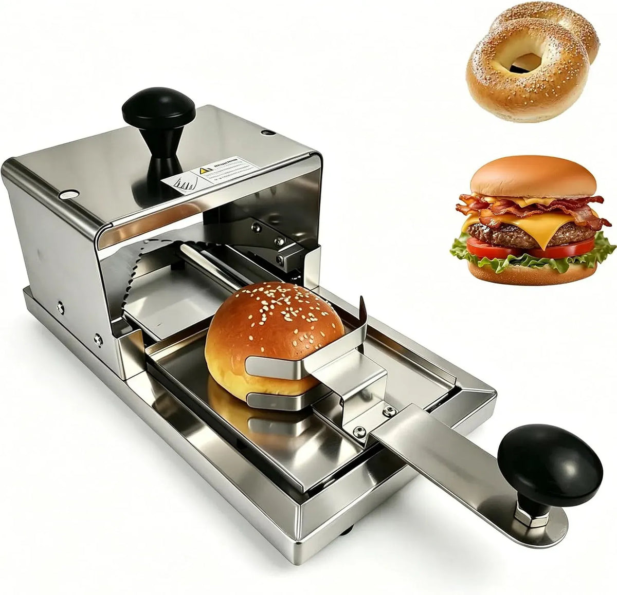 Machine à trancher, trancheuse alimentaire, machine à café électrique, professionnel, acier inoxydable, pour gâteau/café/boulangeries
