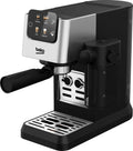 Beko Machine, Machine Expresso manuelle, vapeur, buse vapeur et carafe à lait