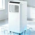 Climatiseur 4100BTU, portable, minuteur, silencieux, capacité de Refroidissement jusqu'à 40 m2, minuterie 24 h, unité de climatisation écoénergétique