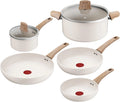 Tefal Batterie, batterie de casseroles et poêles, 7 pièces, aluminium, cuisine en aluminium recyclé