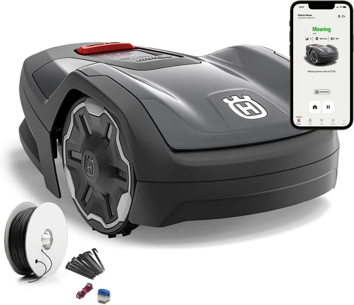 Batterie, Robot, 400 m, application, pour 400 m² I Batterie