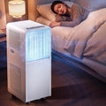 Climatiseur, classe énergétique E, minuteur, silencieux, Silencieux Cool+Heat, minuterie 24 h et télécommande