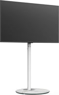 Meuble TV, 60 pouces, 400 x 400 mm, décoration de salon, blanc, Charge Maximale 40 kg, 32-60 Pouces, FITUEYES Support TV Pied, Scandinave, pour Salon