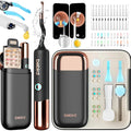 goutteur, Earsight Ultra Camera Oreille Nettoyage, pour Adultes & Enfants, Otoscope oreille Flexible et Lumière, Kit d'ear cure