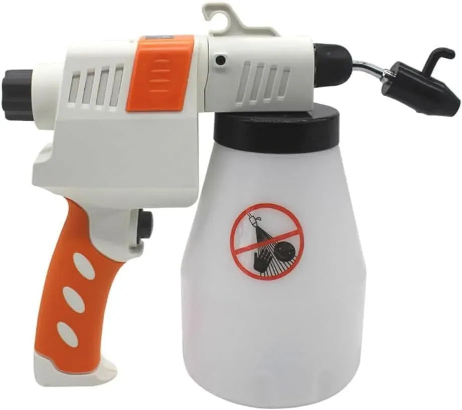 Pistolet de nettoyage textile électrique 65W, pistolet haute pression anti-taches équipé de buse de pulvérisation à pression réglable, capacité de