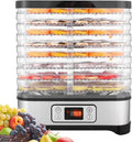 BPA 5 de fruit, Déshydrateur avec régulateur de température et minuterie, de viande Sans niveaux 8 Etagen, déshydrateur de nourriture