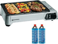 Plaque de cuisson à gaz, 2300 W, portable, tactile, camping, table de cuisson à gaz, KEMPER