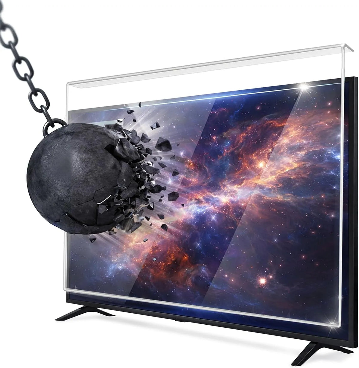 Smart TV, 50 pouces, téléviseur, 4K UHD, QLED, OLED, HDTV, écran LCD, TV Screen Saver 127 Écran 50 Pouces Suspendu Fixe Protection Anti-Dommage TV