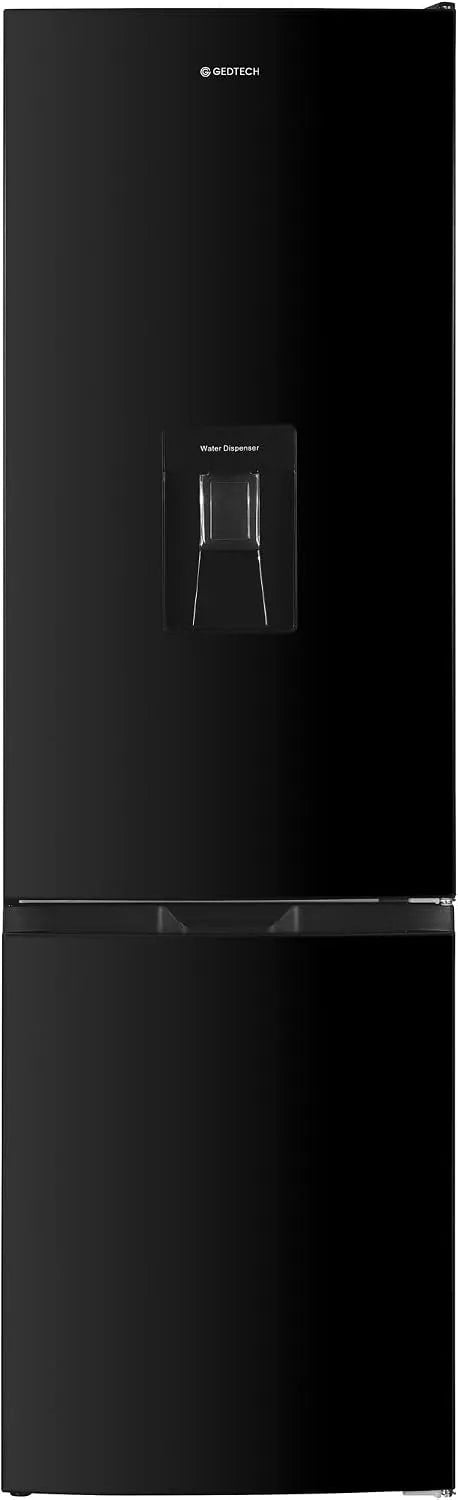 Réfrigérateur combiné GCB262BL, 262 L, classe énergétique E, frigo avec congélateur, noir, GEDTECH Refrigerateur combiné - congélateur bas - GCB262BL