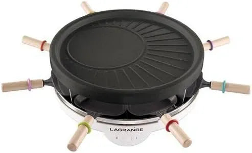 Appareil, 800 W, gril, Appareil à raclette 8 personnes 800w + gril + crêpière grill'crêpes