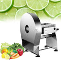 pour Citrons, Fruits et légumes, pour Trancheuse électrique Professionnelle pour légumes, épaisseur réglable de 0 à 10 mm, Acier Inoxydable, Pommes de