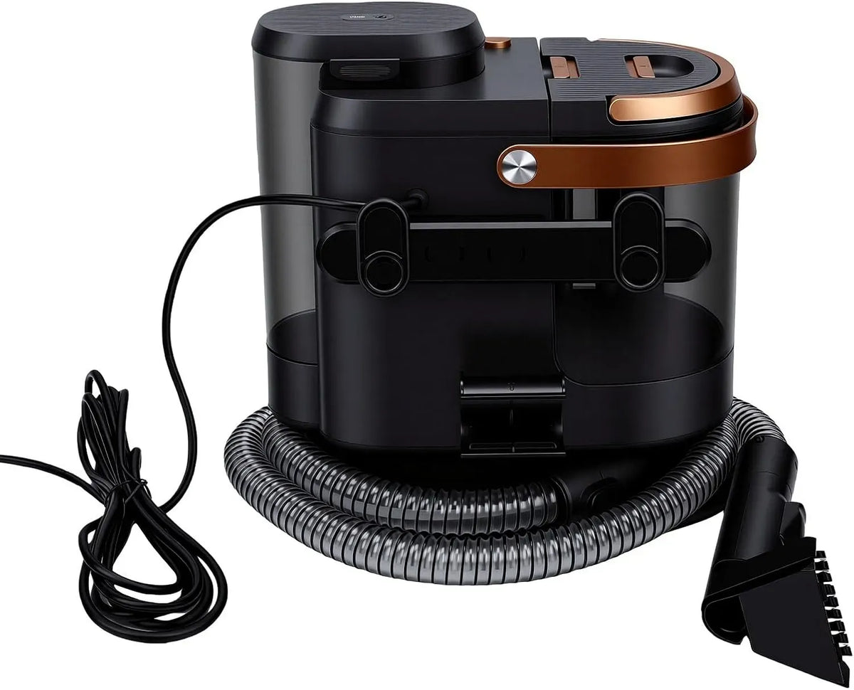 Aspirateur UE 220V, 220 V, portable, grand réservoir, Fockety Nettoyeur de Tapis Portable, Aspiration 15Kpa, Réservoir D'eau 1600ML
