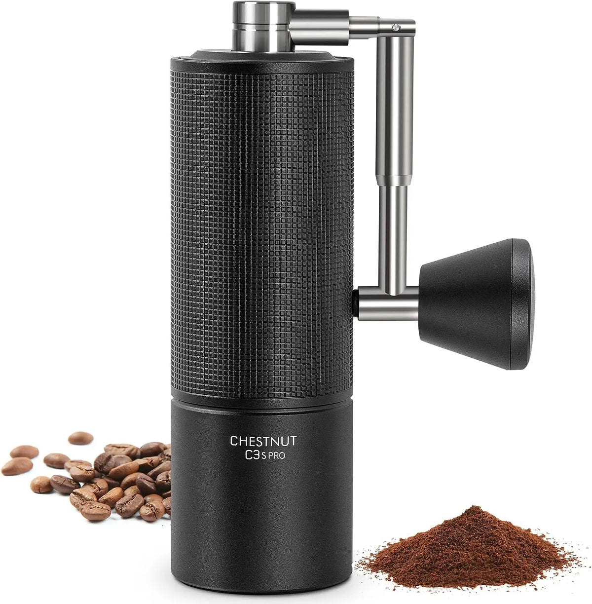 C3s moulin, broyeur à grains de café, noir, pour Espresso et French Press, TIMEMORE