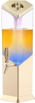 Robinet de cuisine, Gold, Distributeur Boisson Distributeur De Boissons À Tour De Bière avec Robinet Et Tube À Glaçons Distributeur De Bière
