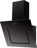 Respekta CH22010SBZ Hotte aspirante, 60 cm, 62 dB, hotte de cuisine, noir, 54, Hotte sans tête Respekta, Fonction d'extraction et de recyclage d'air