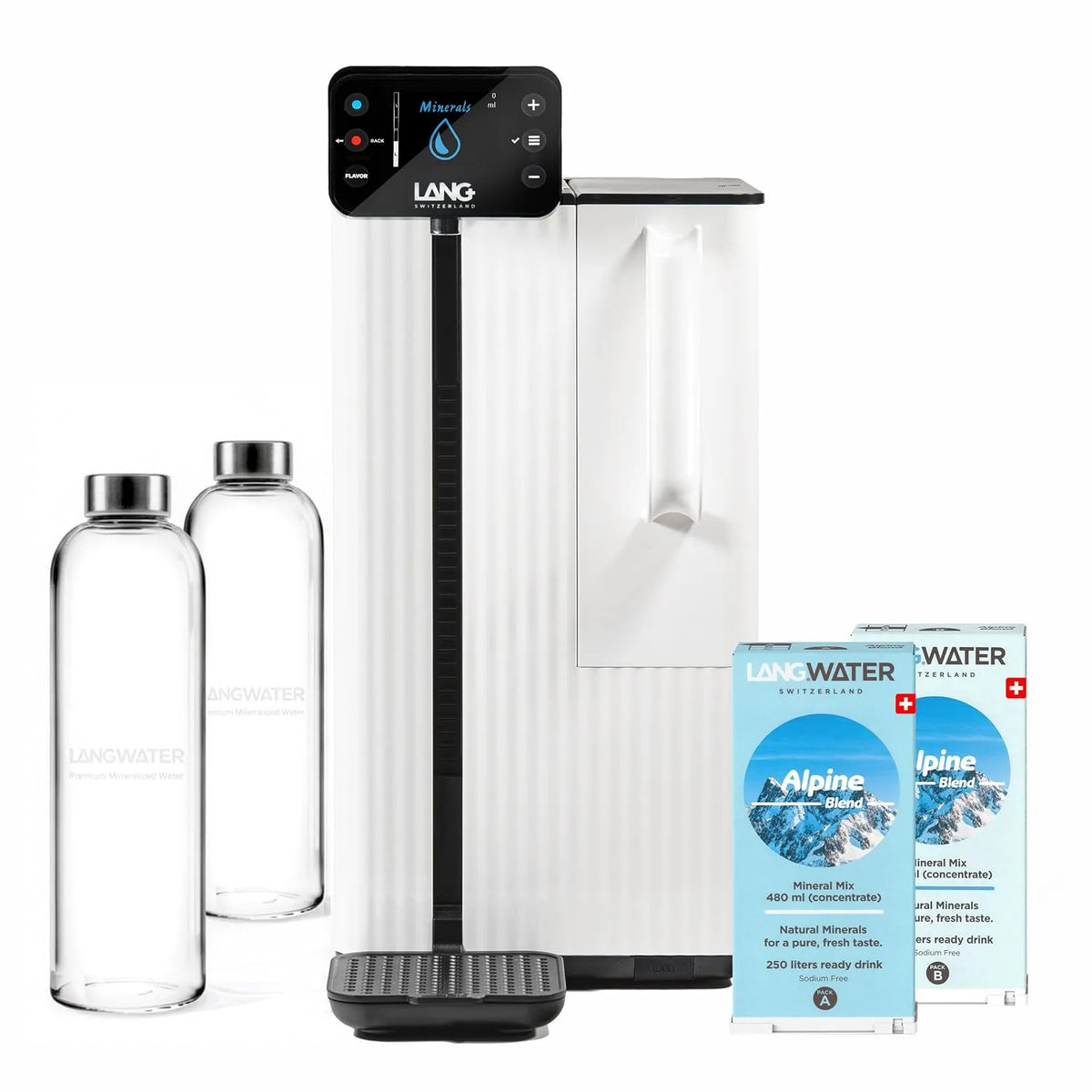 Robinet de cuisine, LANGWATER, mitigeur et robinet d'évier, Purificateur d'Eau du Robinet par Osmose Inverse avec Minéraux