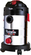 Aspirateur, 30 L, 1400 W, CEVIK PRO CE-PRO30XT, acier inoxydable, gris