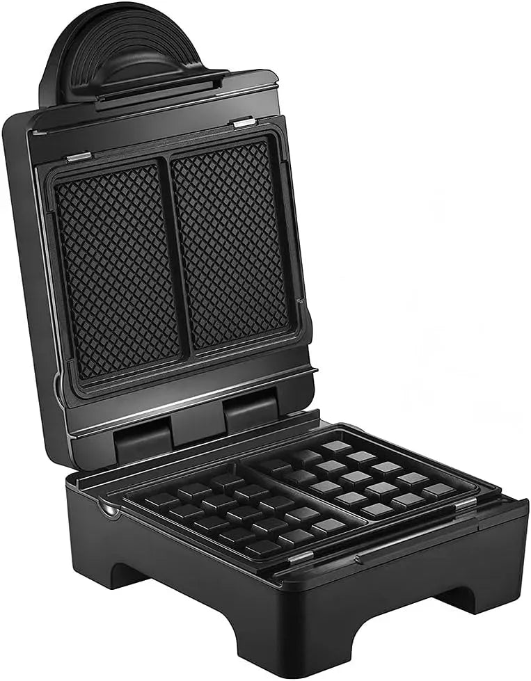 Multifonction, Gaufrier Tart'Gaufres, 1070W, 3 jeux de plaques inclus, 029424, gaufres avec grosses alvéoles d'un côté et surface lisse pour tartiner