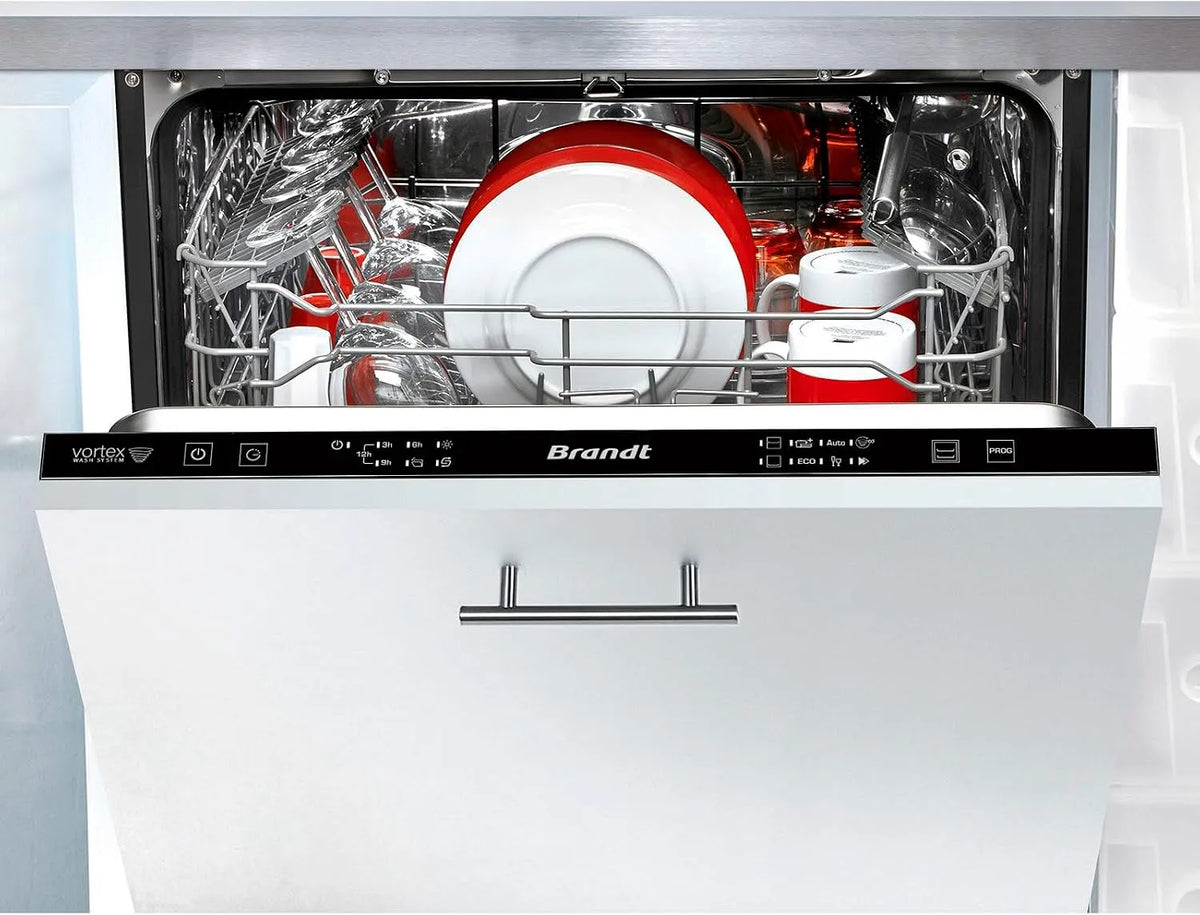 Lave-vaisselle BDJ424VLB, 44 dB, tout intégrable, LAVE-VAISSELLE TOUT INTEGRABLE 14 COUVERTS 44DB BRANDT - BDJ424VLB
