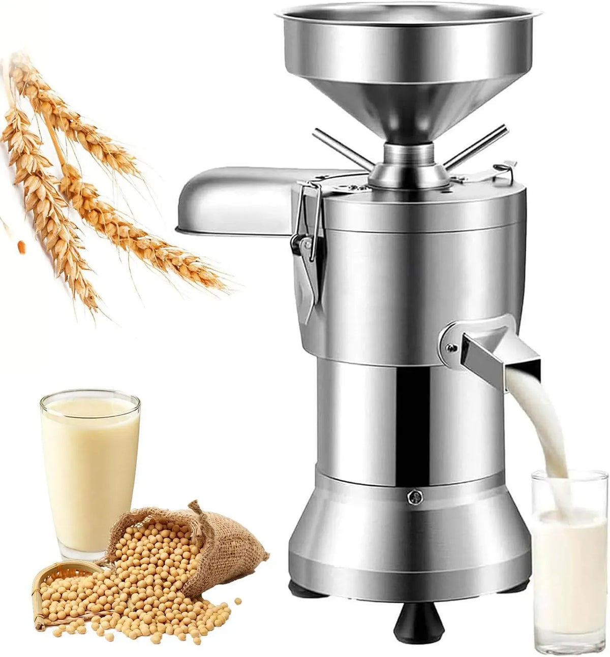 25Kg/h 2800Rpm Machine À Lait, Filtre, machine à lait végétal et lait de noix, 1100 W, 25 Kg, professionnel, restaurant, acier inoxydable