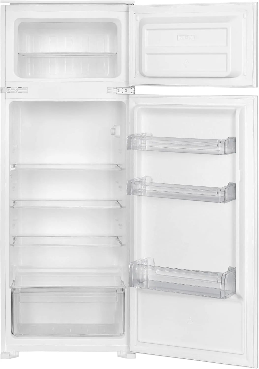 Respekta Réfrigérateur combiné, 205 L, encastrable, frigo avec congélateur, 145 cm, Congélateur 4 Étoiles, Énergétique E, Porte Réversible