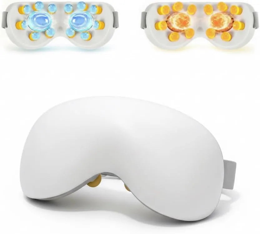 Batterie, Masseur, Bluetooth, 4 modes, fonction chauffante, pour la fatigue oculaire