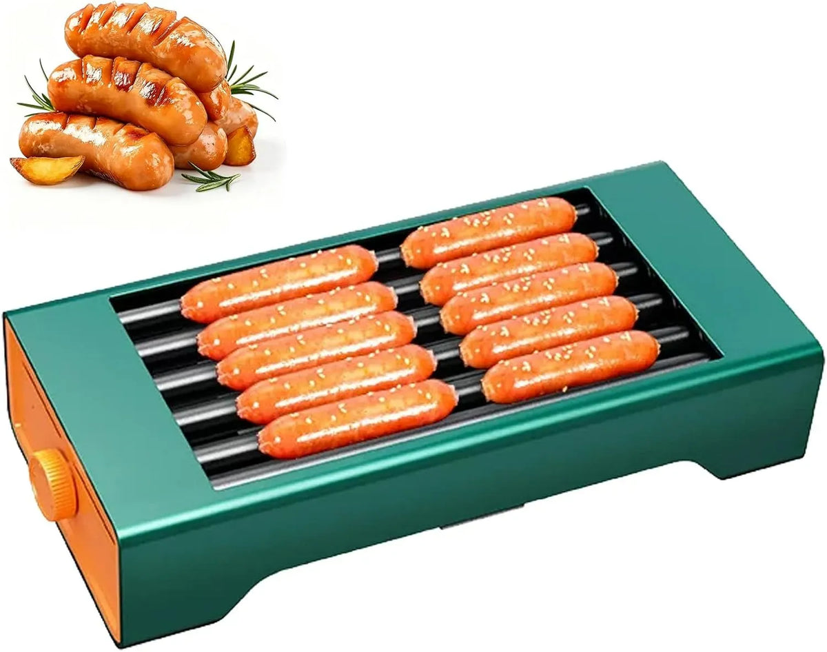 Radiateur électrique 6Rolls, 0 à 180 °C, revêtement antiadhésif, amovible, Température Réglable De 0-180℃