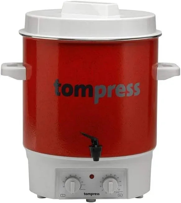 Robinet de cuisine, minuteur, TOM PRESS, mitigeur et robinet d'évier, Stérilisateur émaillé électrique avec minuterie et robinet Tom Press