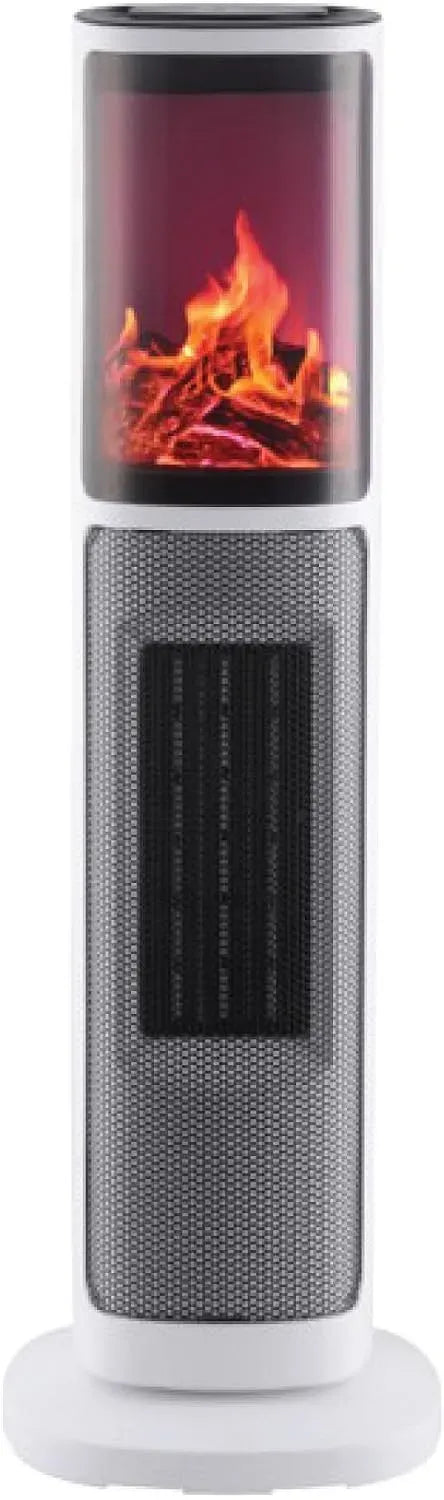 Thermostat intelligent, 2000 W, Lifenaxx LX-065, portable, silencieux, flamme LED, chauffage silencieux