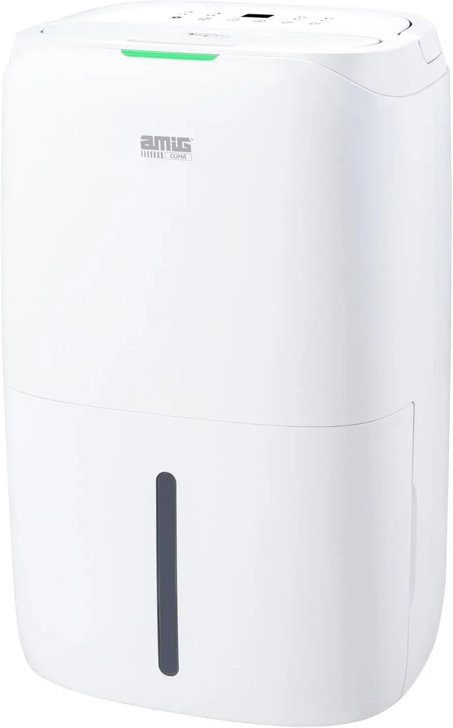Déshumidificateur 25L/Jour, 36x28x56 cm, 5,5 L, 370 W, 170 m³/h, 46 dB, minuteur, grand réservoir, silencieux, amovible