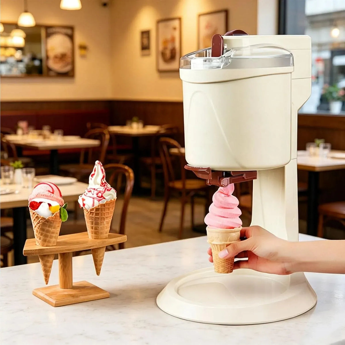 Machine À Glace, Mini-machine, machine à glace et sorbet, 1 L, professionnel, pour Glaces À L'italienne