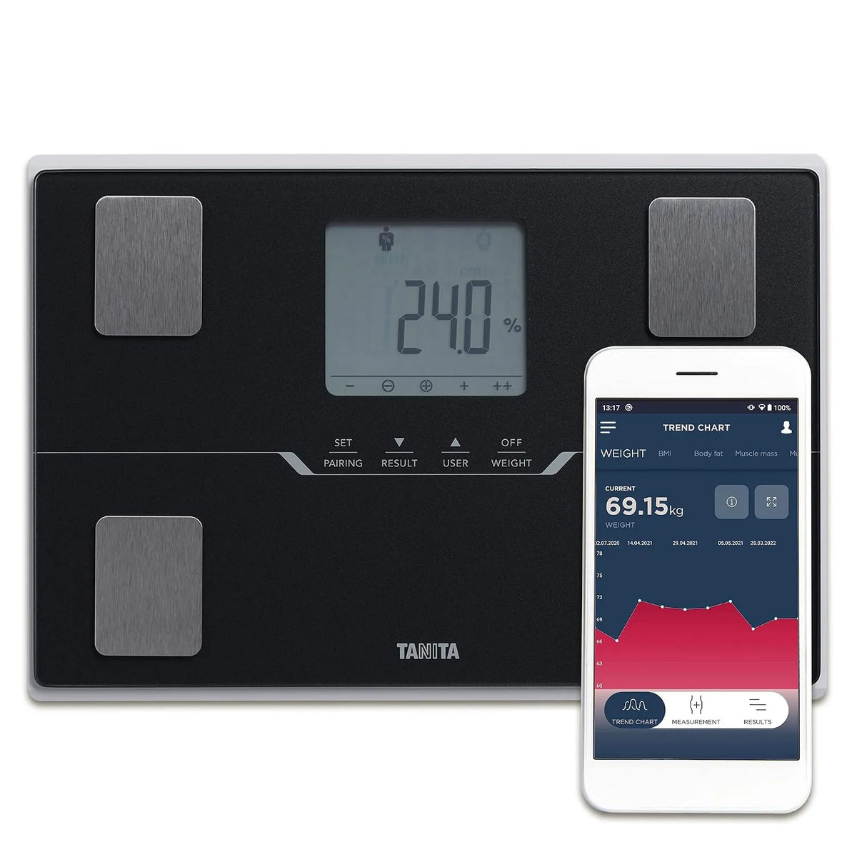 BC-401 Balance, application, pour le suivi de la condition physique, TANITA