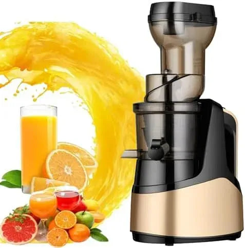 Extracteur de jus, 150 W, silencieux, presse-agrumes et extracteur, Extracteur de jus Compact à Pression à Froid 150 W