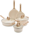Ustensile de cuisson, blanc, GreenChef Arte Batterie de cuisine 8 pièces, sans PFAS