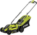 RYOBI 1300W RLM13E33S Ergonomique, réglage centralisé de la Hauteur, électrique RYOBI 1300W Coupe 33cm RLM13E33S, Bac de 35L, 2-en-1 ramassage et