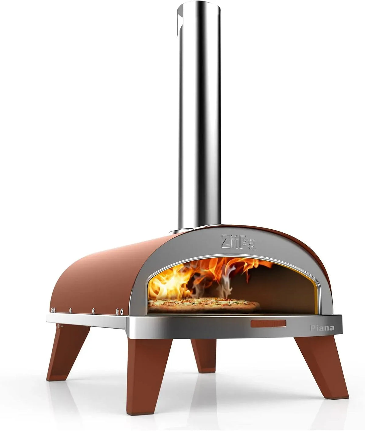 Four électrique à pizza, 31 cm, Cuisson Express 90 sec, Chauffe à 450°C en 20 min, Pierre Réfractaire Ø31 cm