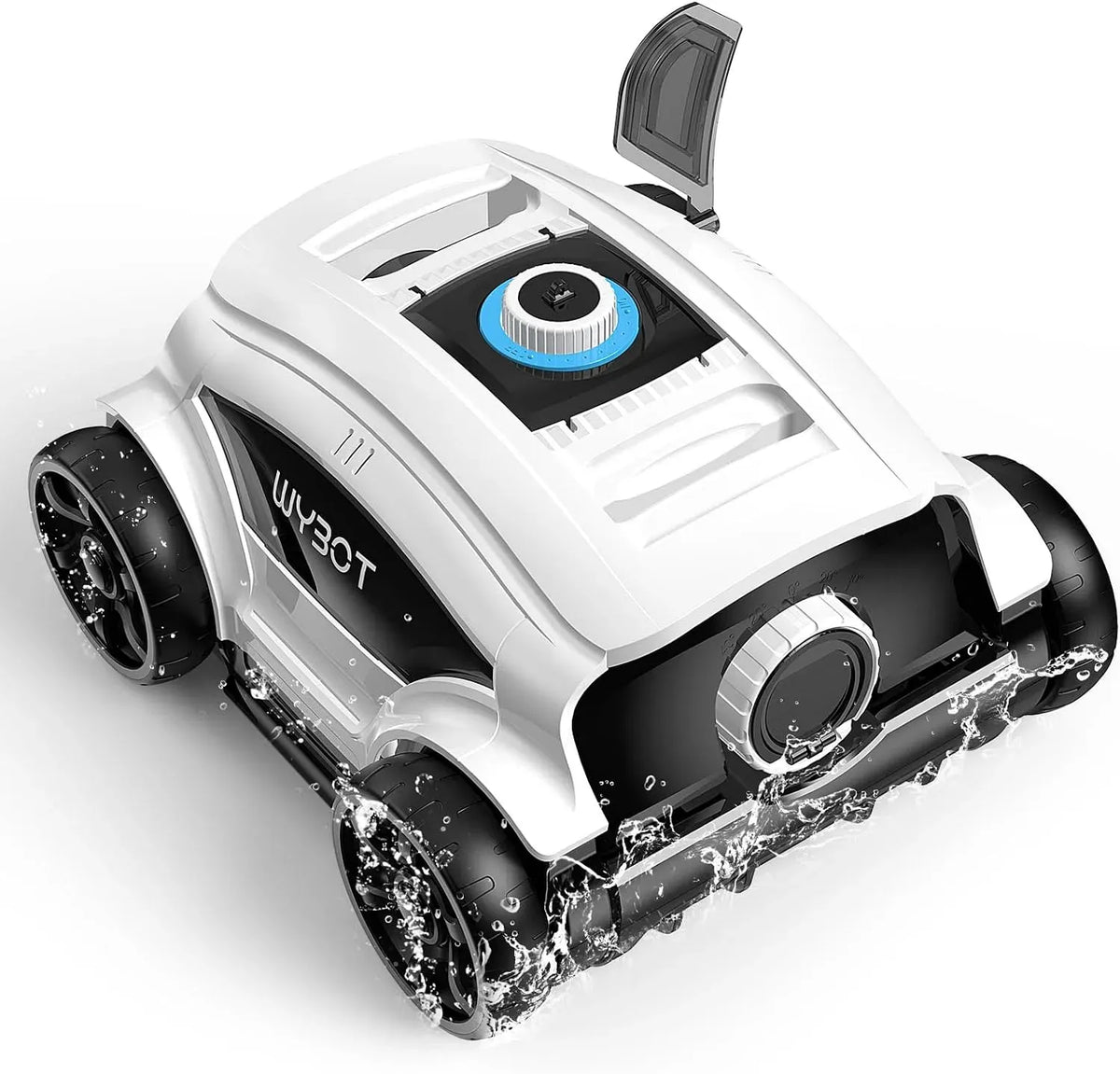 Aspirateur, WYBOT 300II, noir, Nettoyeur Piscine pour Piscines Hors Sol 100 m², 120 Min