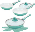 Four électrique, 28 cm, revêtement antiadhésif, amovible, Cerafit Revolution Lot de 7 poêles à frire 20 + 24 + 28 cm, 2 couvercles en verre