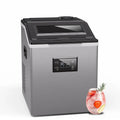 Klarstein Machine à glaçons, acier inoxydable, 34 glaçons en 15 min, panneau LED, 40 kg/jour