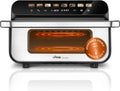 Four électrique, 28 cm, 10 L, gril, Technologie Air Pulse Ultra 360ºC, Température Max 230°C, Friteuse Air Fryer 10L, Grill Type Barbecue Électrique
