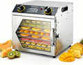 8Layers-110v Déshydrateur Alimentaire de Cuisine, Structure Robuste pour la Viande séchée et Les Fruits secs, Ventilation Uniforme à 360°, contrôle de