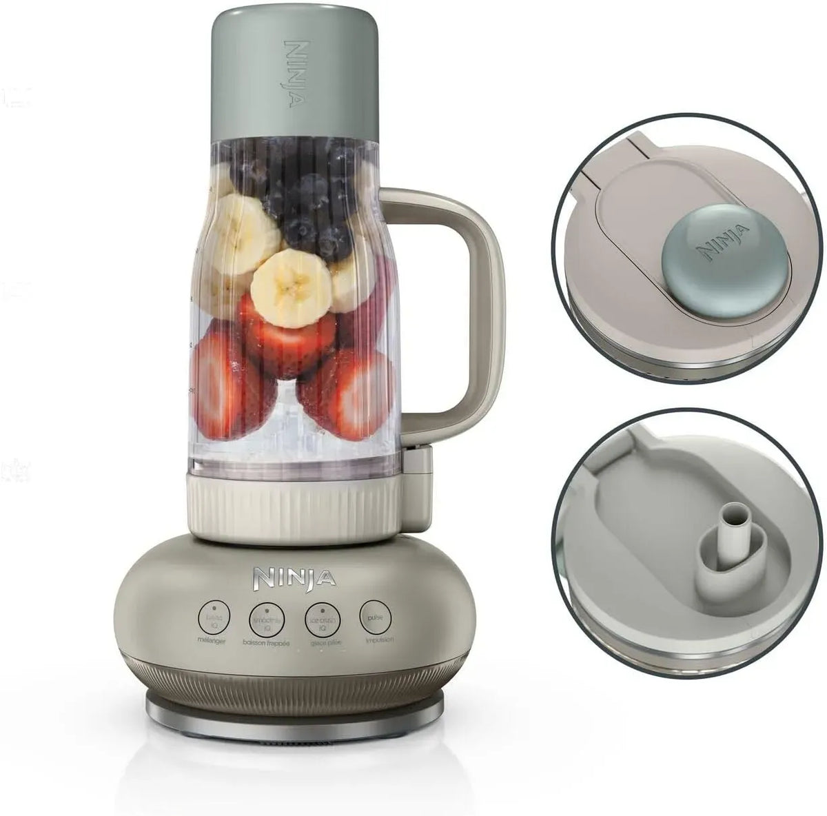 Ninja DB351EUST Blender, amovible, 3 modes de préréglages automatiques
