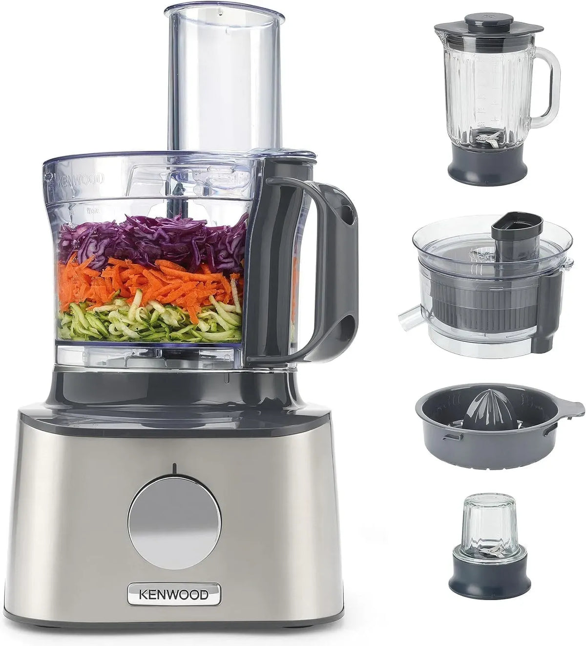 Kenwood Fdm307 noir/argenté, Processeur de nourriture